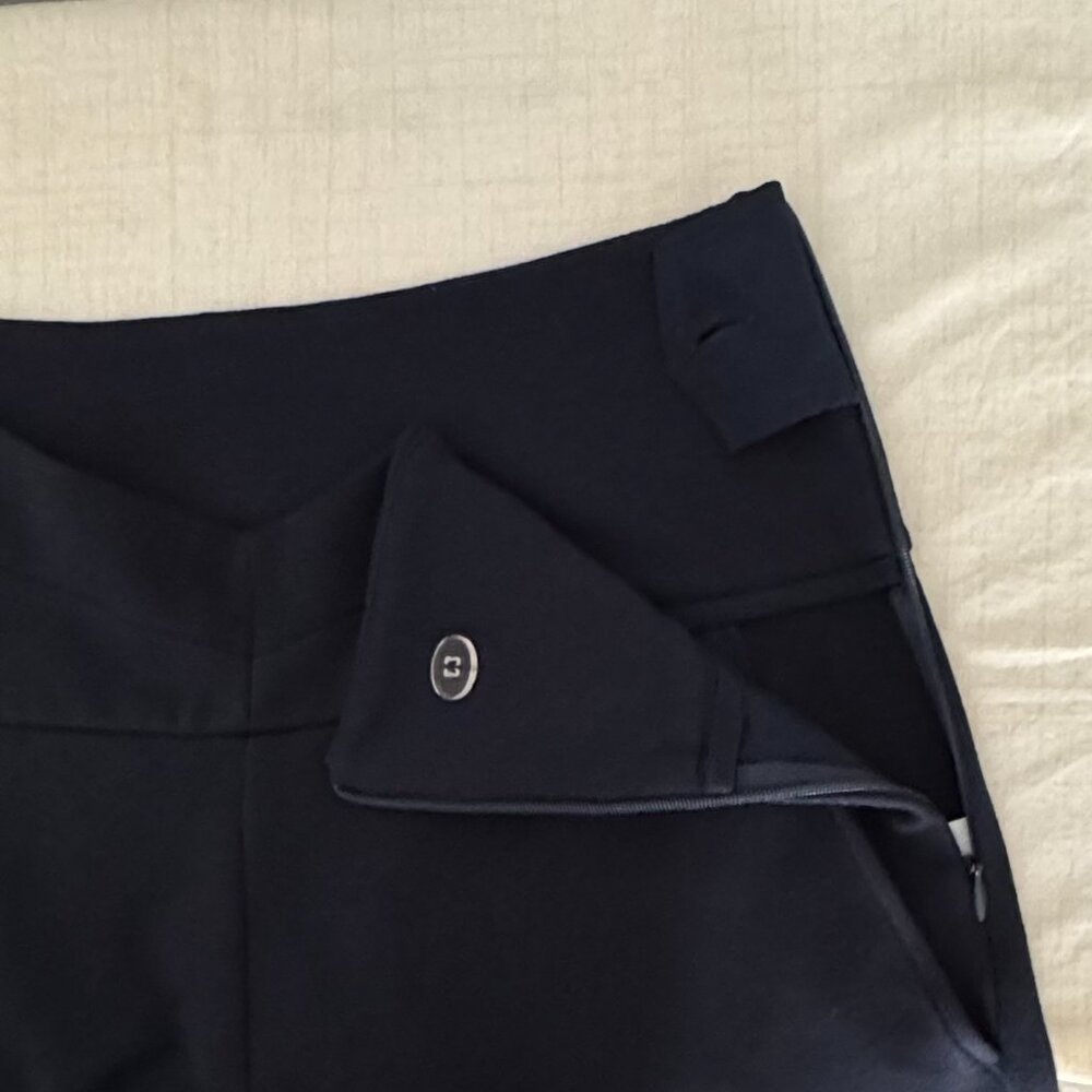 CAbi Dark Navy Blue High Rise Wide Leg Trouser - Size 6 - #3920R - Picture 7 of 12